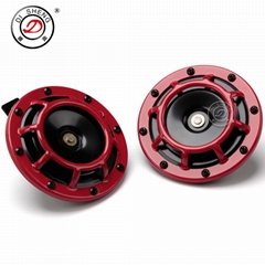 125mm 115dB Red Grill Sharp Tone Tractor Metal Basin Disc Horn