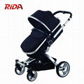 360 Rotatable Baby Stroller 3 in 1 Baby Carriage Pram 