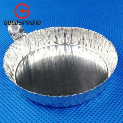 80ml Lab Supply with Tab Round Aluminum Weighing Boats Evaporating Dishes
