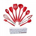 Silicone 10 Piece Cooking Utensil Sets