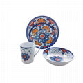 16pcs Camp Round dinnerware set melamine