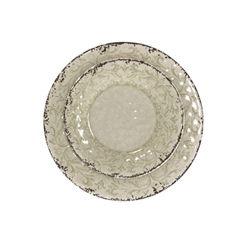 Hammered Round shape melamine dinnerware set