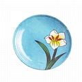 Melamine round dinner food serving plate