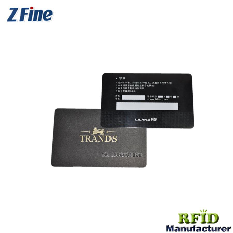 Professional Supplier Membership Card with Embossed Nember