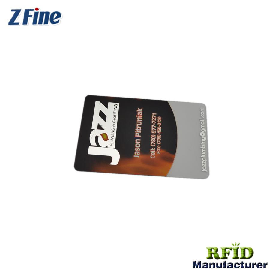 High Quality Frosted Transparent PVC Card for Business 2