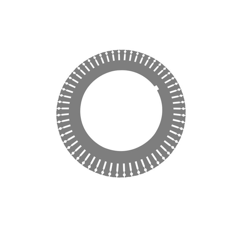 Stacked segmented electrical steel laminations for brushless motor stator 5