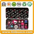Rectangular Cosmetic Tin Box Metal Tin Box