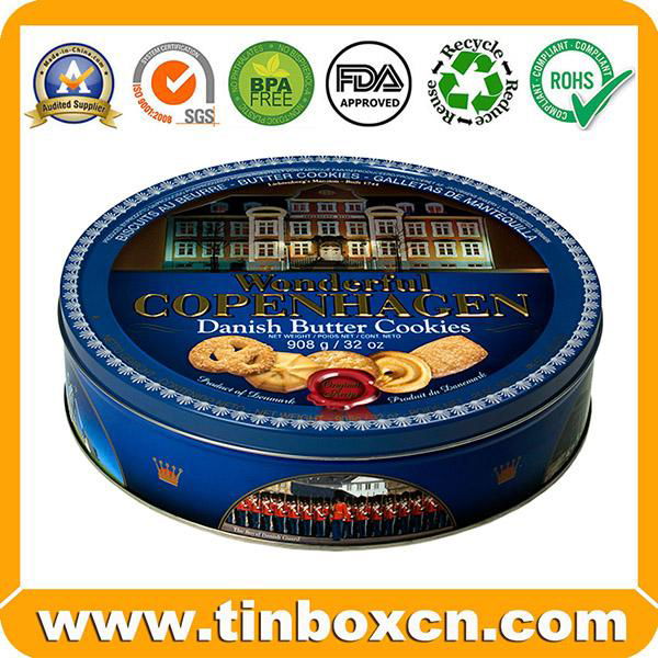 Customize tinplate food packaging cookies tin box 4