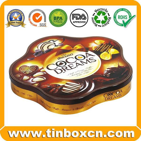 Customize tinplate food packaging cookies tin box 5