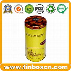 Custom metal packaging chocolate tin box