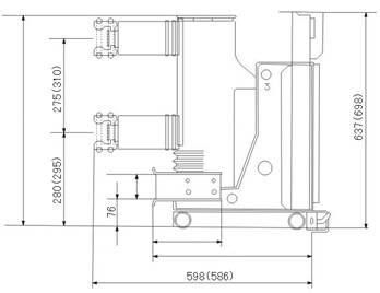 HVD1 12KV indoor high voltage vacuum circuit breaker