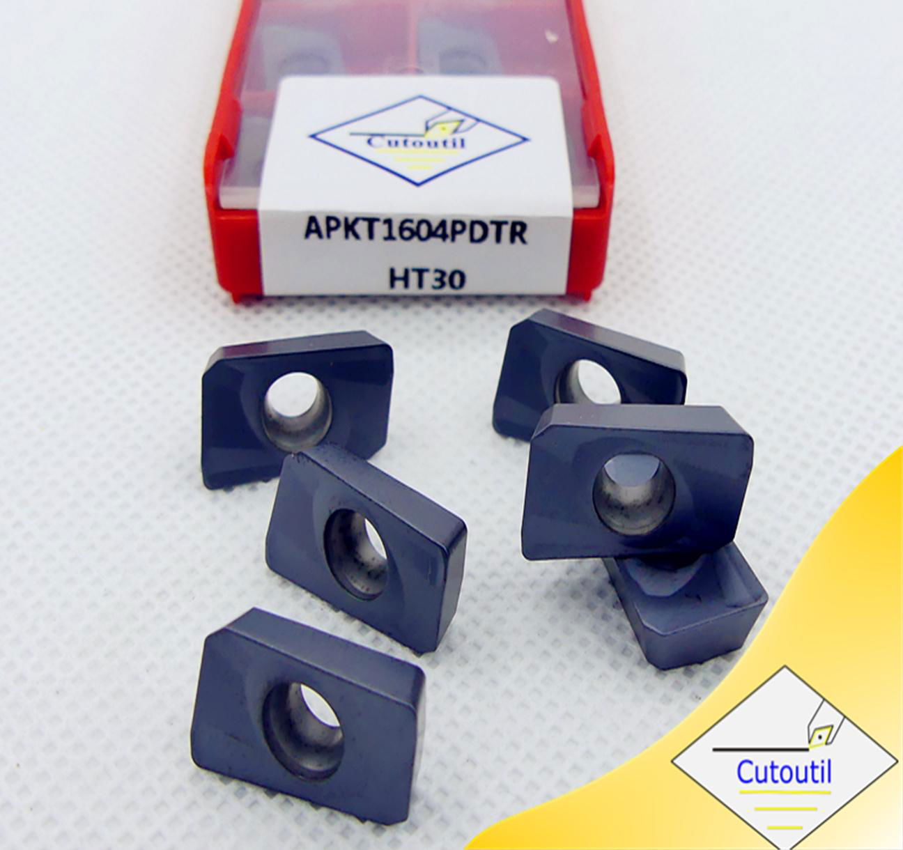 Cutoutil Apkt11t308 for Alumi Machining Part Alternavtive of Zcc Carbide Insert 4