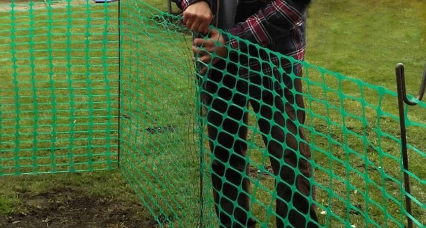 Green Temporary Barrier Fencing Mesh 2