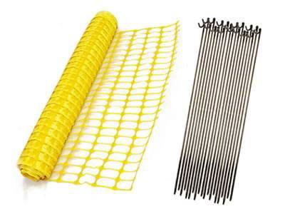 Yellow Barrier Warning Fence - Cost-effective but Versatile