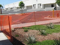 Oval Plastic Barrier Fence - more Visibility and Strength