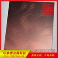 304旋風紋紅古銅色不鏽鋼亂紋板 3