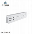 Tuya UK Wifi Smart Power Strip with 6