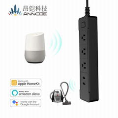 Wifi smart alexa power outlet extender power strip with usb ports support google