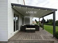 aluminum retractable PVC pergola roof bioclimatic pergola 