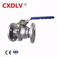 Q41F high mounting pad stainless steel ball valve 3