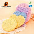 cosmetics natural facial cleansing compressed cellulose sponge 3