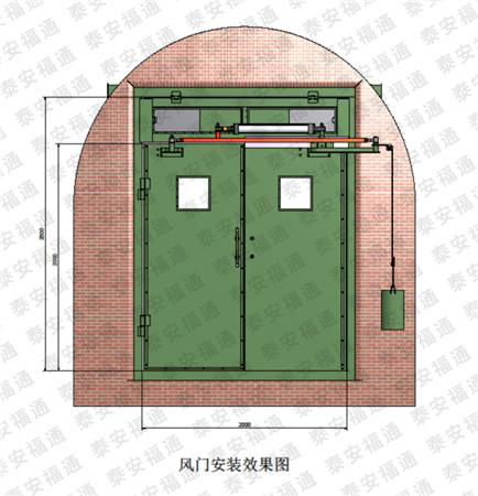 全自動平衡無壓風門