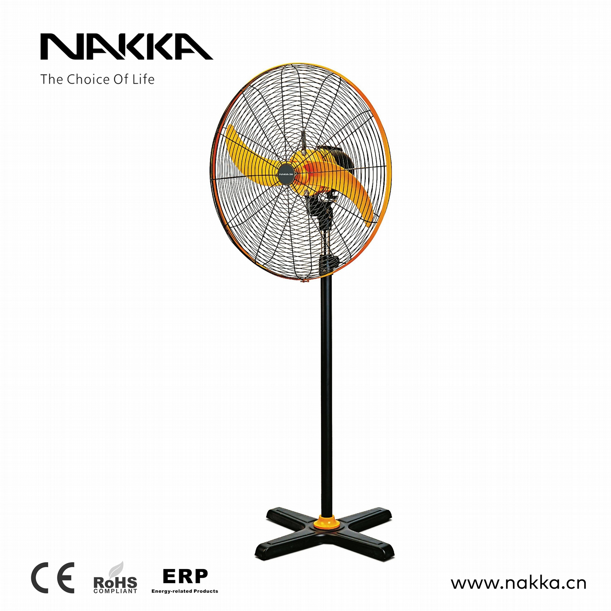 NAKKA 26"/30" 650/750mm DC industrial pedestal fan (China Manufacturer