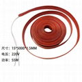 加工硅橡胶电热带适用于FRP玻璃钢管道加热 6
