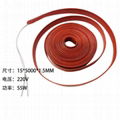 加工硅橡膠電熱帶適用於FRP玻璃鋼管道加熱 6