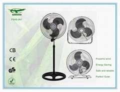 3 in 1 High Speed High-Power Stand Table Fan with Iron Blade Line Girll FS45-3N1