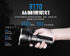 艾美能特 RT70 led 野营丛林户外手电筒