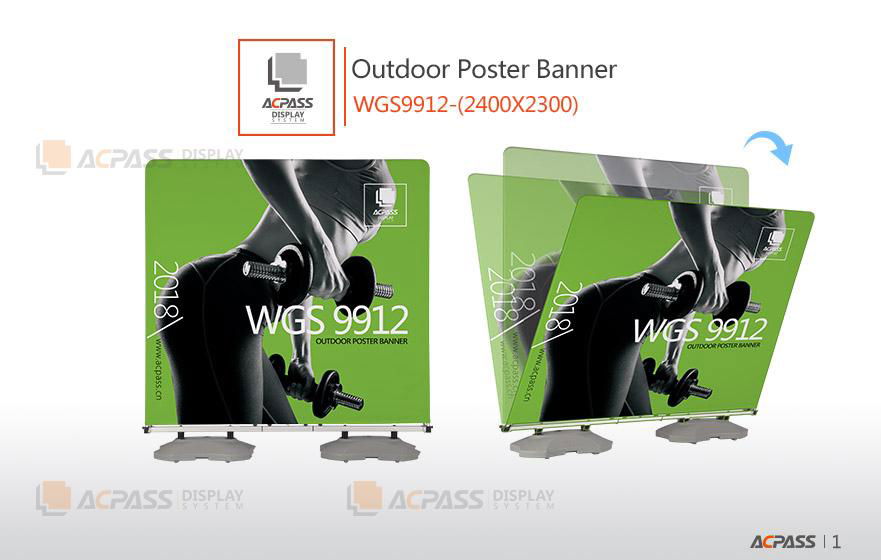 Outdoor Poster Banner WGS9912 2300x2400mm