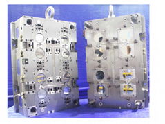 High Mirror Cosmetic Compact Plastic Injection Mold