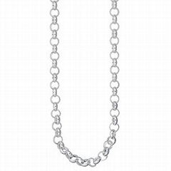 Stainless Steel Rolo Chain Necklace