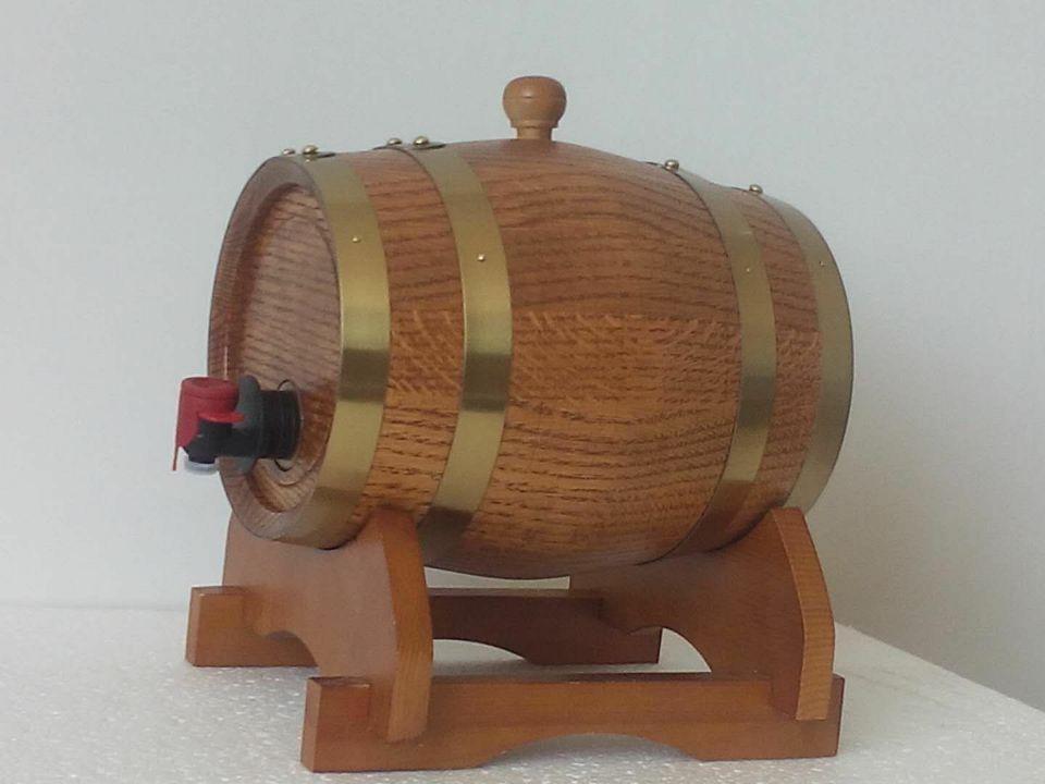 Wooden wine barrels