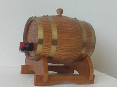 Wooden wine barrels