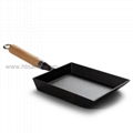 Cast iron skillet square fry pan breakfirst tamagokayi pan 2