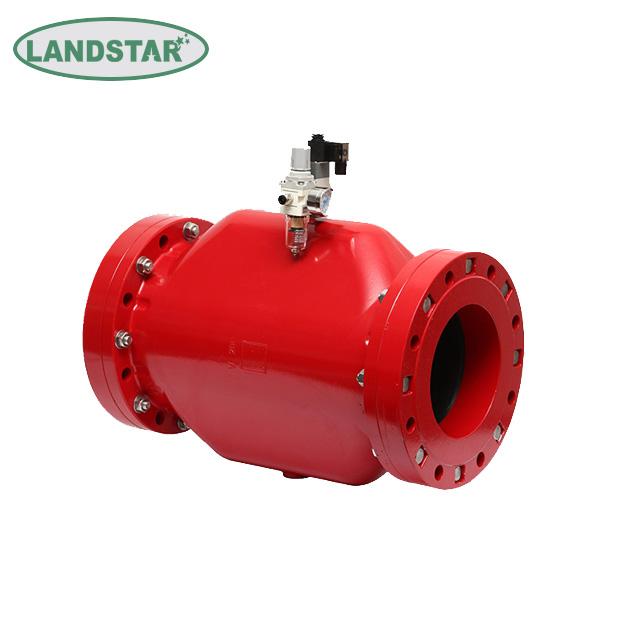 flanged sleeve pinch valve supplier for slurry PAF LANDSTAR (China