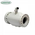 Aluminum alloy housing flange pneumatic rubber pinch valve 1