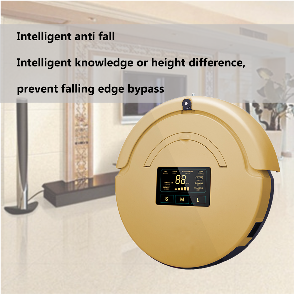 Intelligent Robot Vacuum Cleaner Touch Control