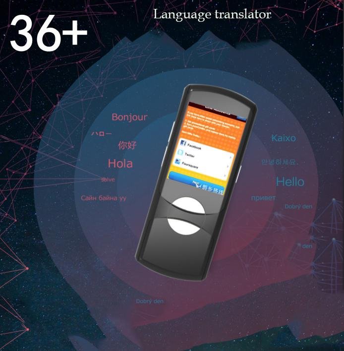 Portable Smart Language Translator Two-Way Real Time 36language Translation
