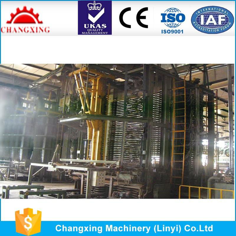 wood machinery blockboard production line hot press machine