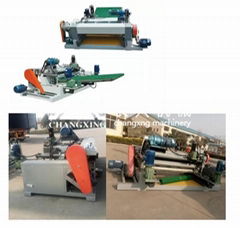 wood veneer rotary peeling machine/china spindleless log lathe