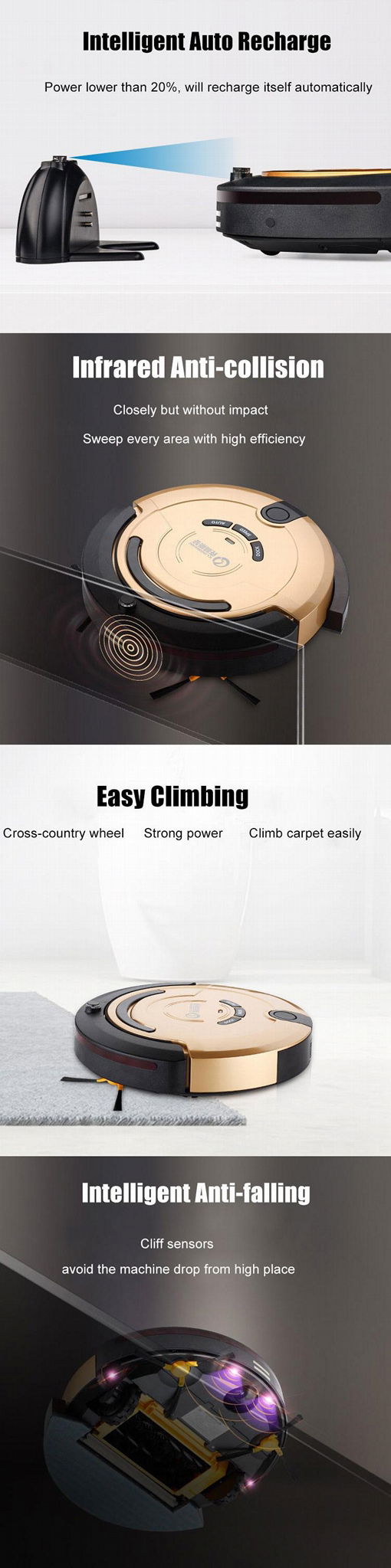 Automatic Recharge factory direct sale CB PC China Klinsmann FLOOR MOPPING clean 4