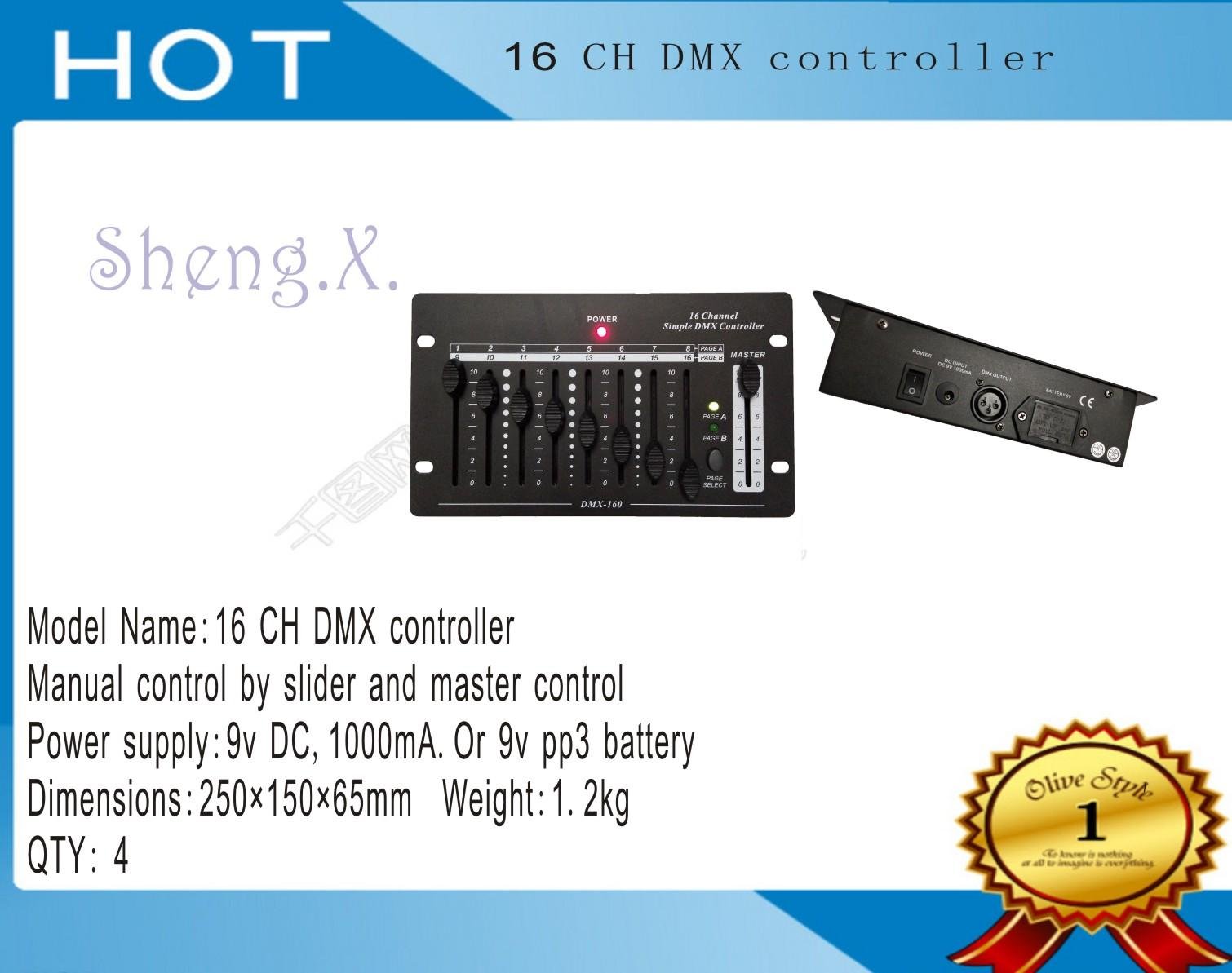 16 channels dmx controller  2
