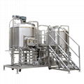 1000l brewery equipment with 3 vessel beer brewing equipment