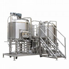 1000l brewery equipment with 3 vessel beer brewing equipment