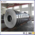 Coating galvanized steel strip from