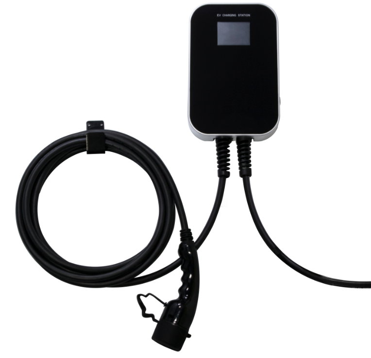 3.6kw(16A)/7.2kw(32A) LCD EV Charging Station with Type1/Type2  Plug 3