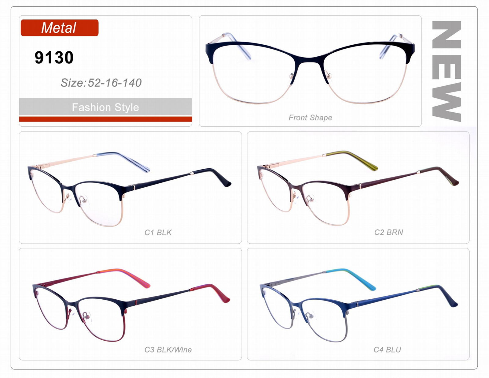 Good Quality Wholesale Stock Small Order Acetate Eyeglasses